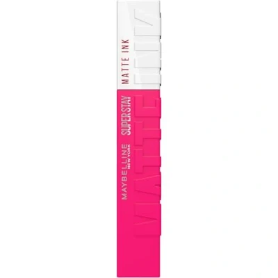 Bild av Maybelline läppstift Superstay matt bläck Långlackande flytande rosa upp till 12 timmars slitage, ingen torkning 30 romantisk