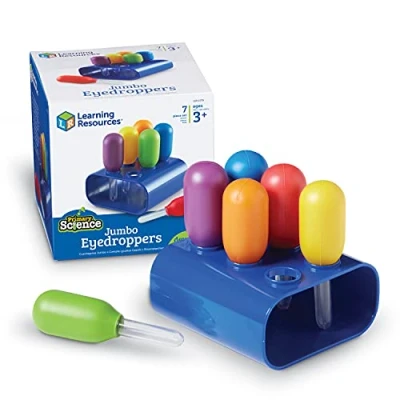 Bild av Learning Resources Primary Science Jumbo Droppers med Stå 7 Stycken Uppsättning