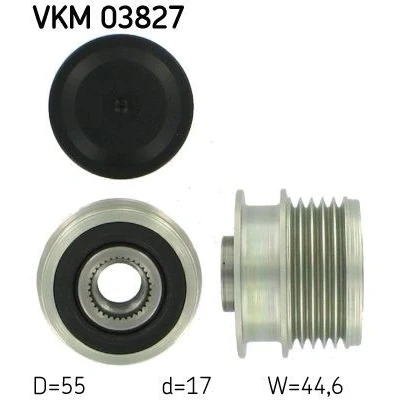 Bild av Frihjulskoppling, generator Skf VKM 03827
