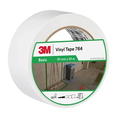 Bild av 3M 764I multifunktionell vinyltejp vit 50 mm x 33 m