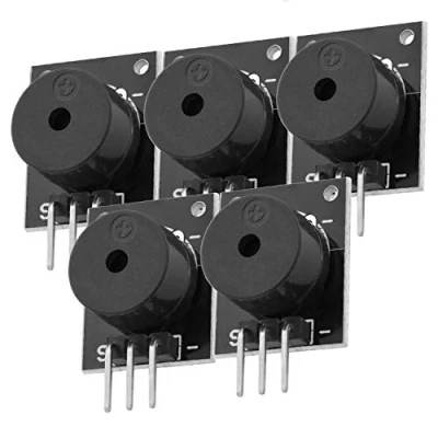 Bild av AZDelivery 5 x KY 006 Passiv Piezo summerlarmmodul kompatibel med Arduino och Raspberry Pi inklusive E Book!