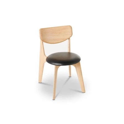 Bild av Tom Dixon, Slab matstol stoppad sits natur