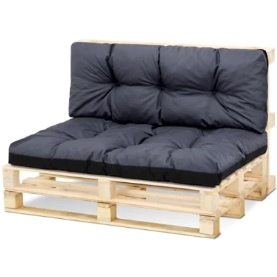Bild av Palettdynor Utomhusdynor 120 x 80 cm Dynor för Europallar Pallsoffa och Pallmöbler Palldynor Grafit
