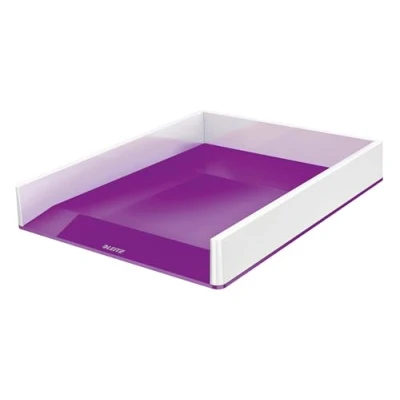 Bild av Leitz WOW Brevkorg, A4, vit/lila, 53611062