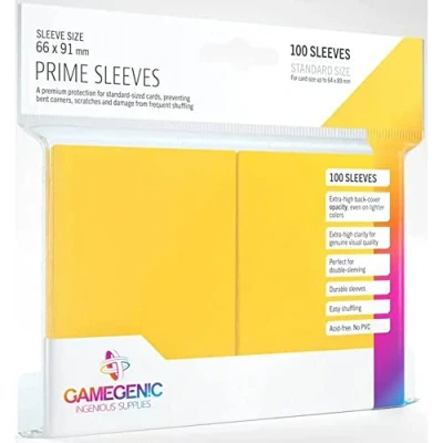 Bild av Gamegenic GGS11020ML Prime Sleeves (100 Pack), Yellow