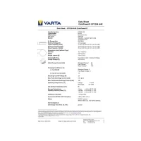 Bild av Varta uppladdningsbart knappcellsbatteri CP1254 A4 litium 74 mAh 3,7 V 1 st