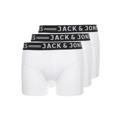 Bild av Jack &amp; Jones Sense Trunks 3 PACK Underkläder, Storlek: Small, White