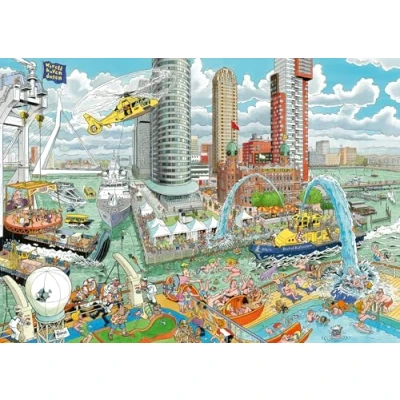 Bild av Ravensburger 12000103 Rotterdam 1000 bitar pussel för vuxna och barn från 14 år