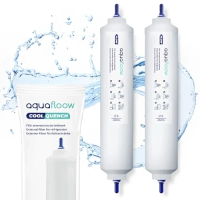 Bild av Aquafloow Vattenfilter för kylskåp ersättning Samsung Side By Side, LG, AEG, HAIER, Whirlpool, DA29 10105J, HAFEX/EXP, DA99 02131B, WSF 100, EF9603, USC 100 (2)