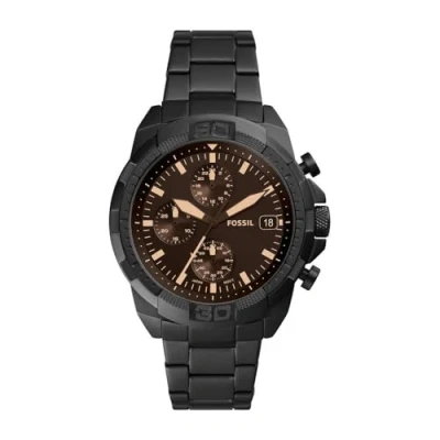 Bild av Fossil Bronson Kronografklockor, Storlek: One Size, Black