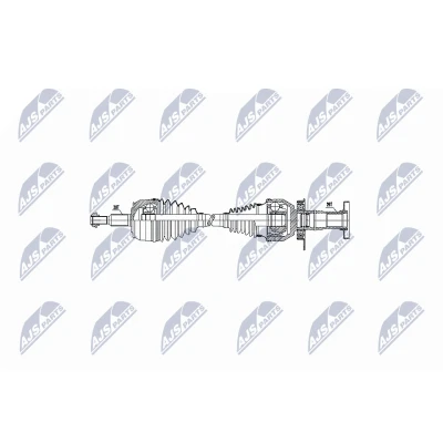 Bild av NTY NPW VW 047 Arbre de transmission Essieu avant droit 883 boîte vitesses manuelle VOLKSWAGEN: Transporter 5, 5 Bus, Multivan (7HM