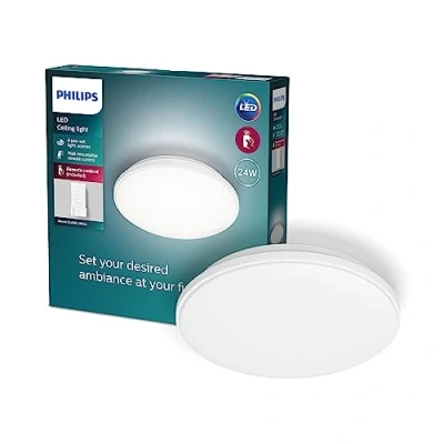 Bild av Philips Wincel ceiling lamp with remote control 24W 2700 6500K white