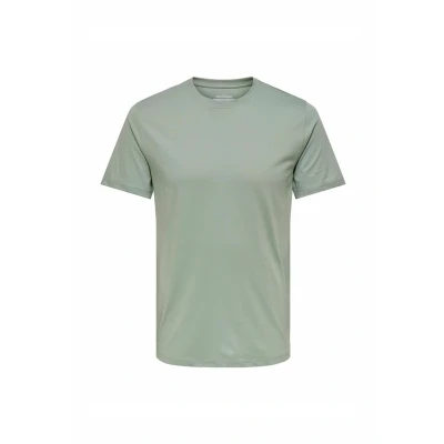 Bild av Only &amp; Sons Einfarbiges Tshirt bas, Storlek: XS, Iceberg green