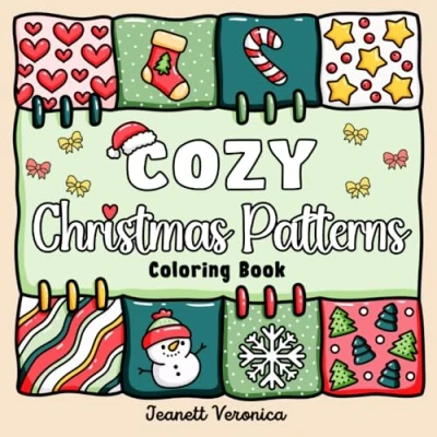 Bild av Cozy Christmas Patterns: Coloring Book with Bold and Easy Designs for Adults &amp; Kids