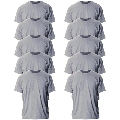 Bild av GILDAN herr T shirt Ultra i bomull, stil G2000, Sportgrå (förpackning med 3), XL