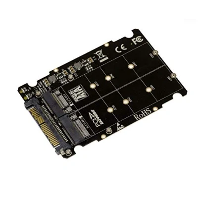 Bild av KALEA INFORMATIQUE Adapteromvandlare för att montera en M.2 M Key Gen 3.0 NVMe SSD och M2 B SATA i stället U.2 (U2 68Pin SFF 8639)