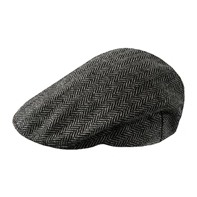 Bild av TOSKATOK® Tweed platta kepsar för män, A Grå fiskben, M