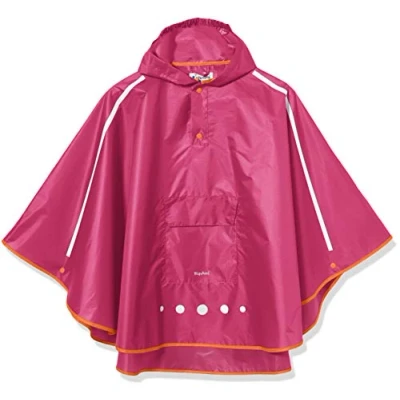 Bild av Playshoes Unisex barn regnponcho vikbar regnjacka regnrock regnkläder, bär, XL