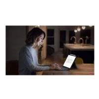 Bild av Logitech Combo Touch keyboard and Folio case with trackpad QWERTY US International oxford grey Tastatur &amp; set Universal Grå