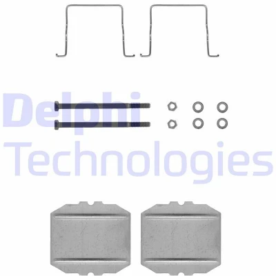Bild av DELPHI LX0122 Kit d&#039;accessoires, plaquette de frein à disque CITROËN: Xantia 3/5 portes, XM II 5 BX portes