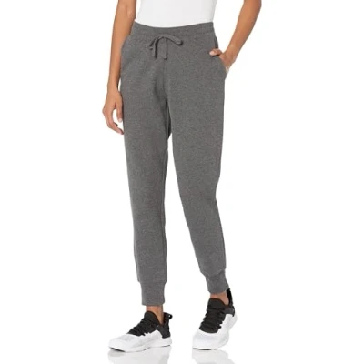 Bild av Amazon Essentials fleece joggingbyxor för kvinnor (finns i plusstorlek), kol ljung, Large