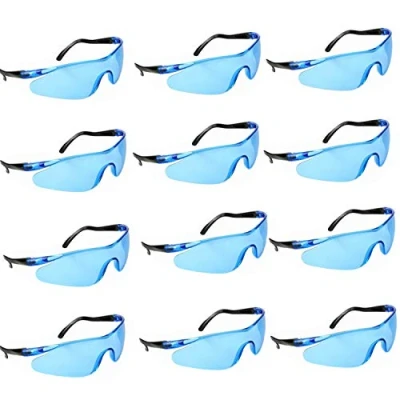 Bild av YAAVAAW Säkerhetsglasögon 12 pack skyddsglasögon, skyddsglasögon glasögon för ögonskydd fantastiska barn nerf gun strider och laboratorium arbete