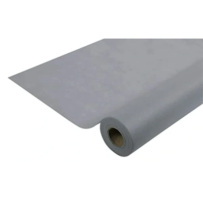 Bild av Pronappe bordsduk R780630I 5 pack engångsdukar av Spunbond fleece längd 6 m bredd 1,20 (per rulle) färg grå slitstark, vattenavvisande och avtorkbart material