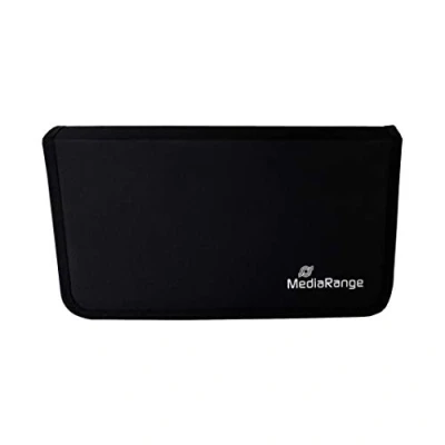 Bild av MEDIARANGE CD/DVD lagring media fodral 48 st, nylon, svart, BOX51 (48 svart)