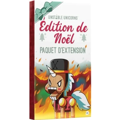 Bild av Asmodee TeeTurtle Unstable Unicorns Expansion: Christmas Edition Brädspel Kortspel Vuxna och barn från 8 år 2 till spelare fransk version