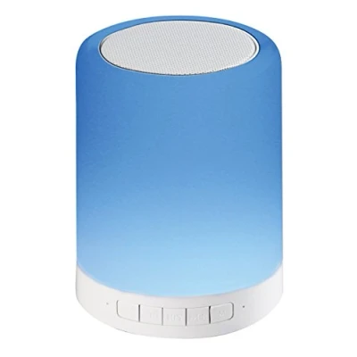 Bild av Platinet PLA43518 beröringskontroll sängbord Bluetooth LED lampa högtalare med 6 färgväxlingslägen