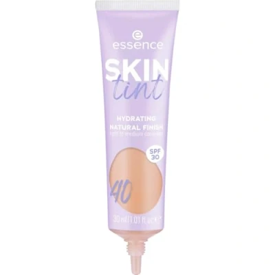 Bild av essence SKIN bläck, smink, nr 40, naken, fuktgivande, naturlig, vegansk, oljefri, UVA och UVB filter SPF 30, utan parfym, 1 pack (30 ml)