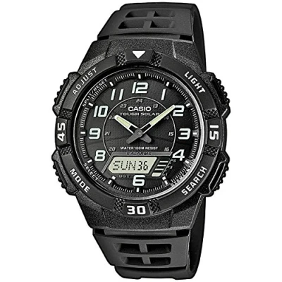 Bild av Casio Collection Klocka AQ S800W, svart/vit