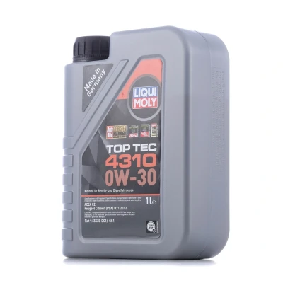 Bild av Liqui Moly Top Tec 4310 0W 30 1I Huile moteur 2361 PEUGEOT: 5008 I, 208 I 3/5 portes, 207 CITROËN: C3 II, C4 portes