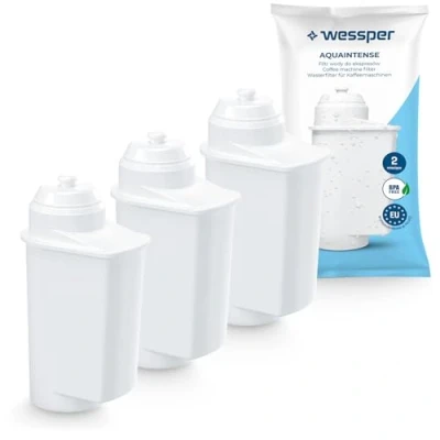Bild av Wessper Vattenfilterersättning 3 Stycken TZ700D3, 467873, 575491, Brita Intenza Filter för Kaffemaskiner Kompatibel med Siemens EQ 6.9, TI305206RW, Bosch TCZ7003 TCZ 7003 TCZ7033