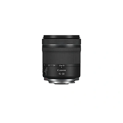 Bild av Canon objektiv RF 1530 mm F4.56,3 är STM (ultravidvinkelzoom, 5,5 stegs optisk bildstabilisator, centrum makro läge, 67 filtergänga, kompatibel med in body upp till 7 nivåer) svart