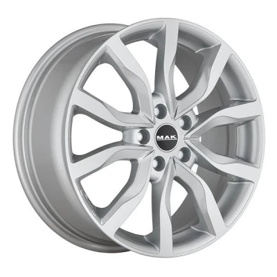 Bild av MAK Highlands Silver 9x21 5/120 ET43.5 B72.6