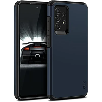 Bild av BEZ fodral för Samsung A52s 5G fodral, A52 mobiltelefonfodral stötsäkert kompatibelt med Galaxy A52/A52s [Heavy Duty] utomhus dubbla lager armor mobiltelefon robust,