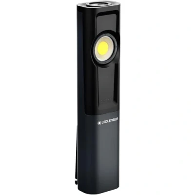 Bild av Ledlenser iW7R arbetsstråkastare LED, uppladdningsbar, IP54, 600 lumen flood spot läge, flexibelt fäste, stativ med magnet, lutningsmekanism, laddstation, arbete hantverkare