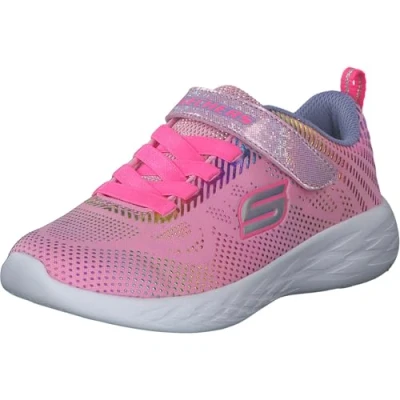 Bild av Skechers Performance GO RUN 600 Shimmer Speeder Unisex Neutrala löparskor för barn, Storlek: 31, Light pink/multicolor Textil