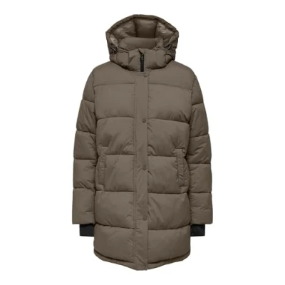 Bild av ONLY Onlann Premium Puffer COAT Vinterjacka, Storlek: Large, Walnut