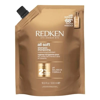 Bild av Redken All soft Schampo Refill 500 ml