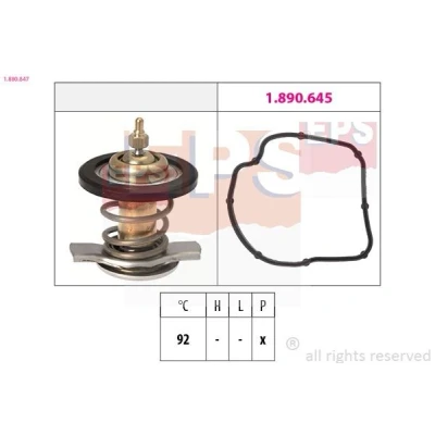Bild av EPS 1.880.847 Thermostat d&#039;eau 92 Made in Italy OE Equivalent sans boîtier MERCEDES BENZ: CLK Coupe, Classe E Berline, C Berline