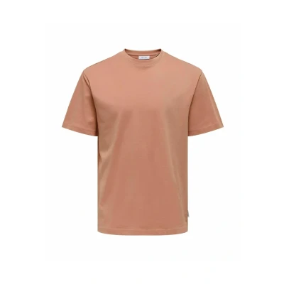 Bild av ONLY &amp; SONS Onsfred Life RLX Ss Tee Noos, Kork, XS