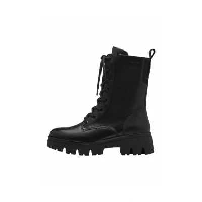Bild av Tamaris dam komfort spets boot platt 885215 43 modestövlar, svart, 38 EU Weit