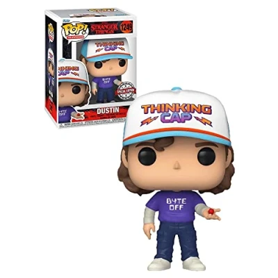 Bild av Funko POP! Television Stranger Things Dustin 4.05 i vinylfigur GameStop Exklusiv