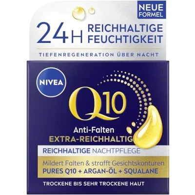 Bild av NIVEA Q10 anti rynk extra rik nattvård 50 ml