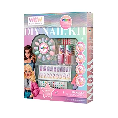 Bild av WOW GENERATION Multifärg, unik (150878) MANICURA Set med PÅ Naglar