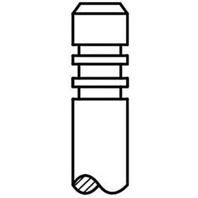 Bild av AE V94961 soupape d&#039;Échappement 23,4 tige de chromée, Siège vanne revêtu Stellite, Extrémité soupage trempée
