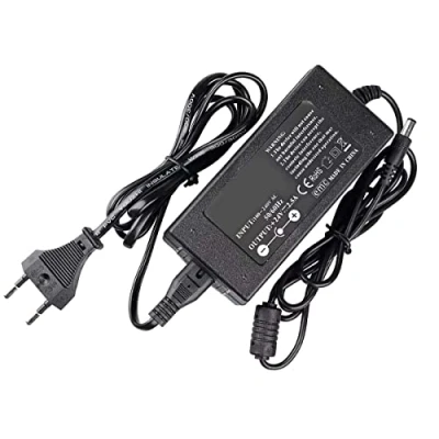 Bild av LEDLUX CV7247 Strömförsörjningstransformator 60W 24 V 2,5 A med hushållsuttag, från 220 till DC V, svart (60 W A)