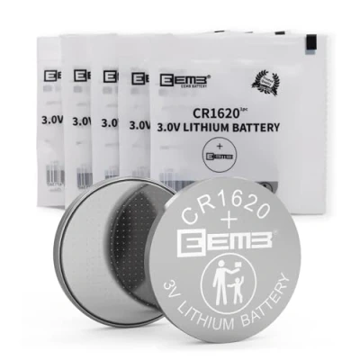 Bild av EEMB CR1620 Battery 3V Lithium Li Mno 2 Button 1620 ECR1620 DL1620 Keychain Compatible Clock Calculator Remote Control Car Phone Game Toys Smart Devices (5)